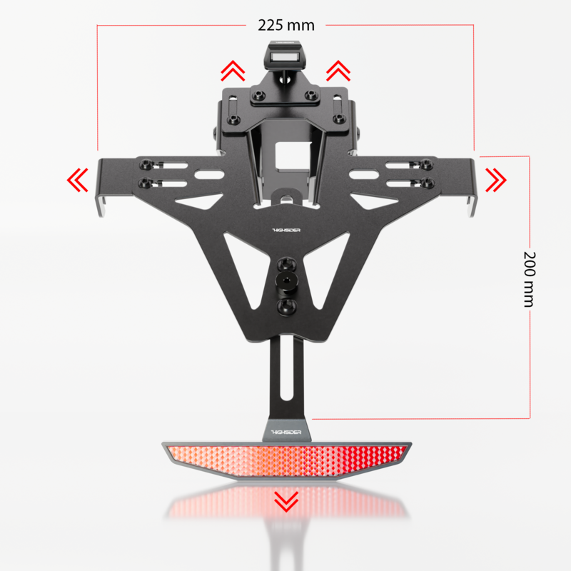 HIGHS LICENSE PLATE BRACKET RS PRO