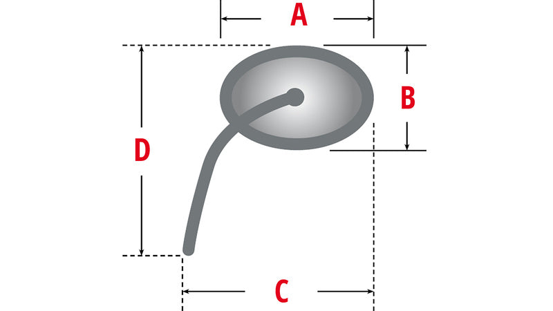 HIGHS MONTANA-BLAST HANDLEBAR END MIRROR