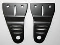 SHINY ALU HEADLIGHT BRACKET, PAIR, BLK