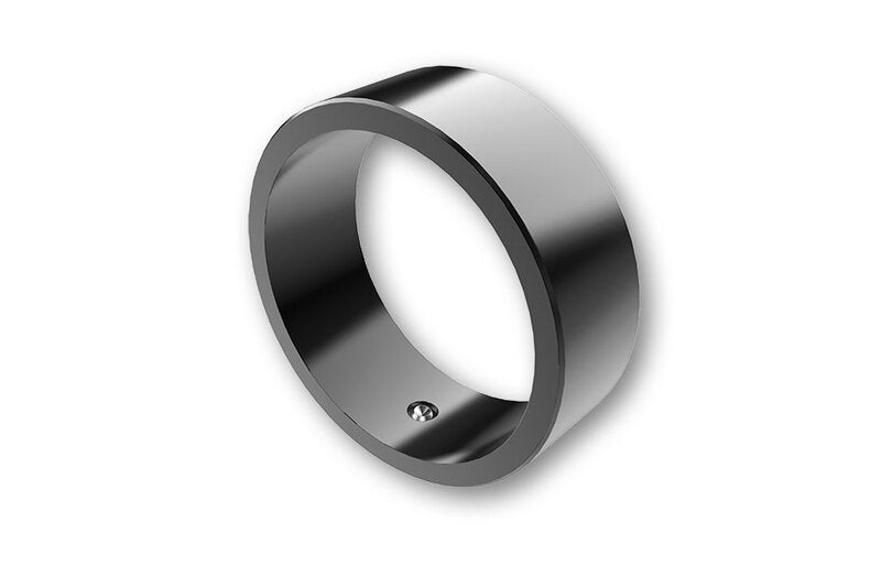 HIGHS COLOUR RING HANDLEBAR ENDS, BLK