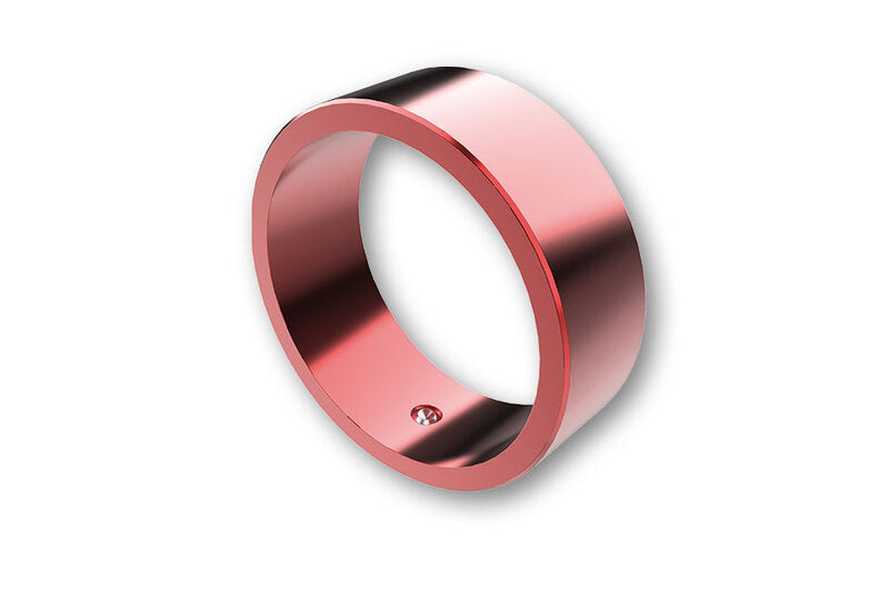 HIGHS COLOUR RING HANDLEBAR ENDS, RED