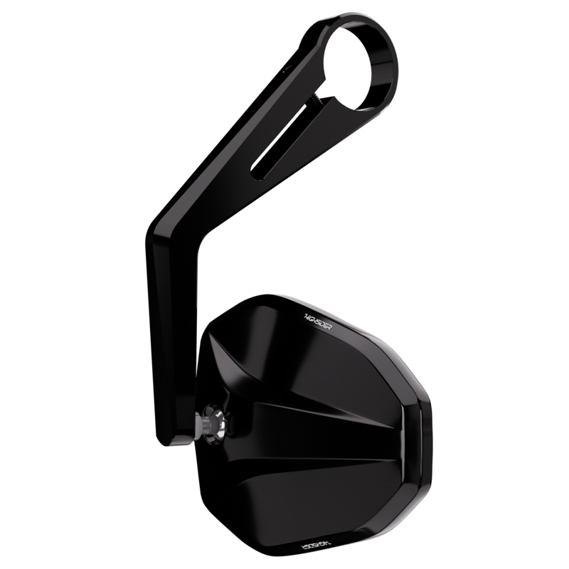 HIGHS VICTORY HANDLEBAR END MIRROR, BLK