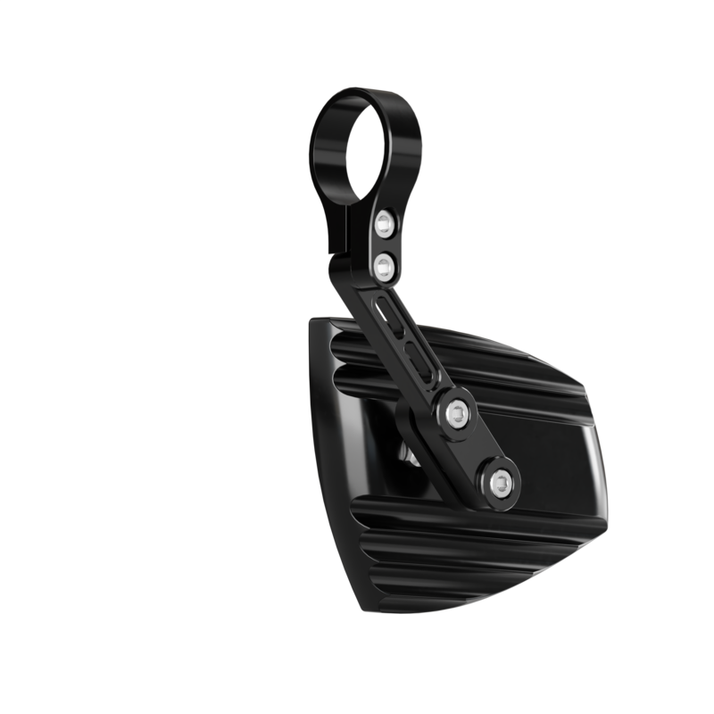 HIGHS WAVE HANDLEBAR END MIRROR, BLK