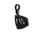 HIGHS WAVE HANDLEBAR END MIRROR, SIL
