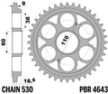 PBR RR SPROC 530 ALU UL 4643, 39