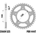 PBR RR SPROC 525 STEEL ST 4447, 42
