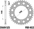 PBR RR SPROC 525 STEEL ST 4613, 42
