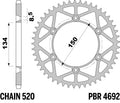 PBR RR SPROC 520 STEEL ST 4692, 49
