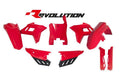 RTECH PLASTIC KIT 6 PCS, RED