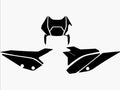 BBIRD PRE CUT NUMBER PLATE, BLK