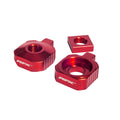 RFX PRO REAR AXLE ADJUSTER BLOCKS, RED