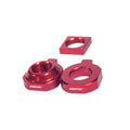 RFX PRO 2 REAR AXLE ADJUSTER BLOCKS, RED