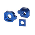 RFX PRO REAR AXLE ADJUSTER BLOCKS, BLU