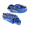 RFX PRO SHARK TEETH FOOTRESTS, BLU