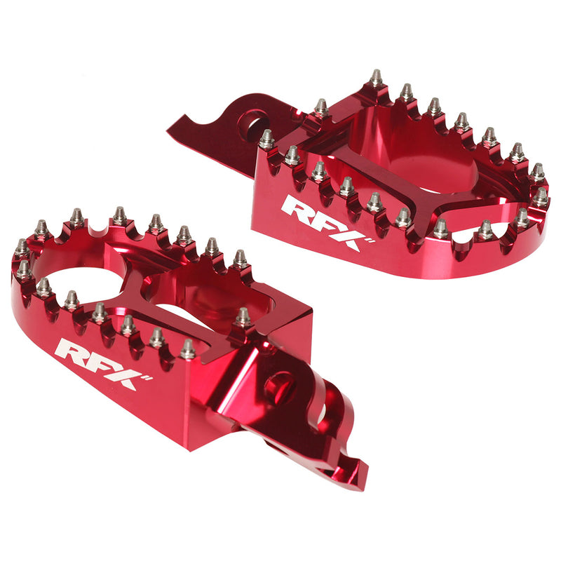 RFX PRO CNC ALU TRIALS FOOTREST, RED