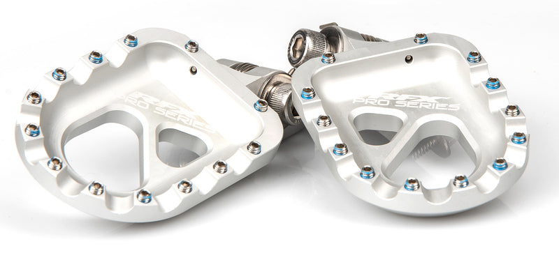 RFX PRO CNC ALU TRIALS FOOTREST, SIL