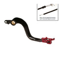 RFX PRO FLEXI-TIP BRAKE PEDAL, BLK/RED