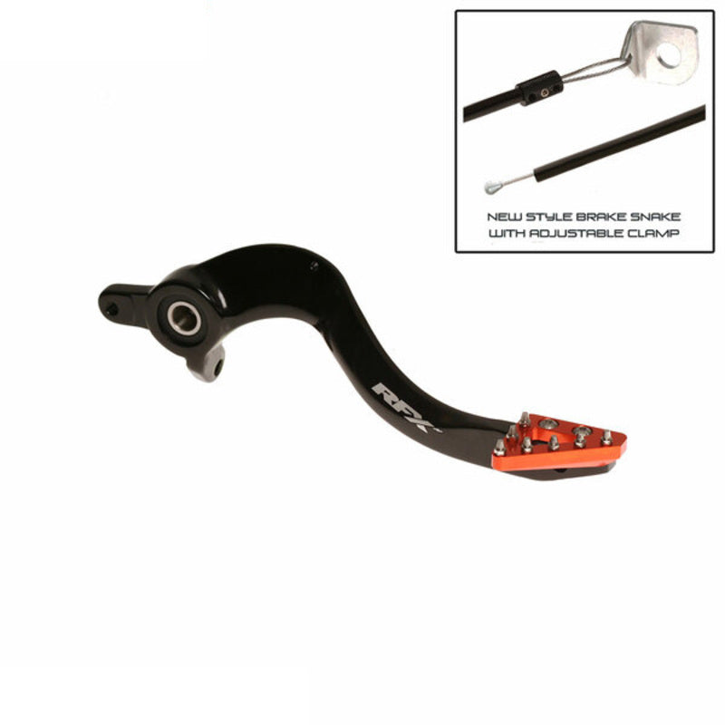 RFX PRO SOLID-TIP BRAKE PEDAL, ORG