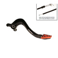 RFX PRO SOLID-TIP BRAKE PEDAL, BLK/ORG