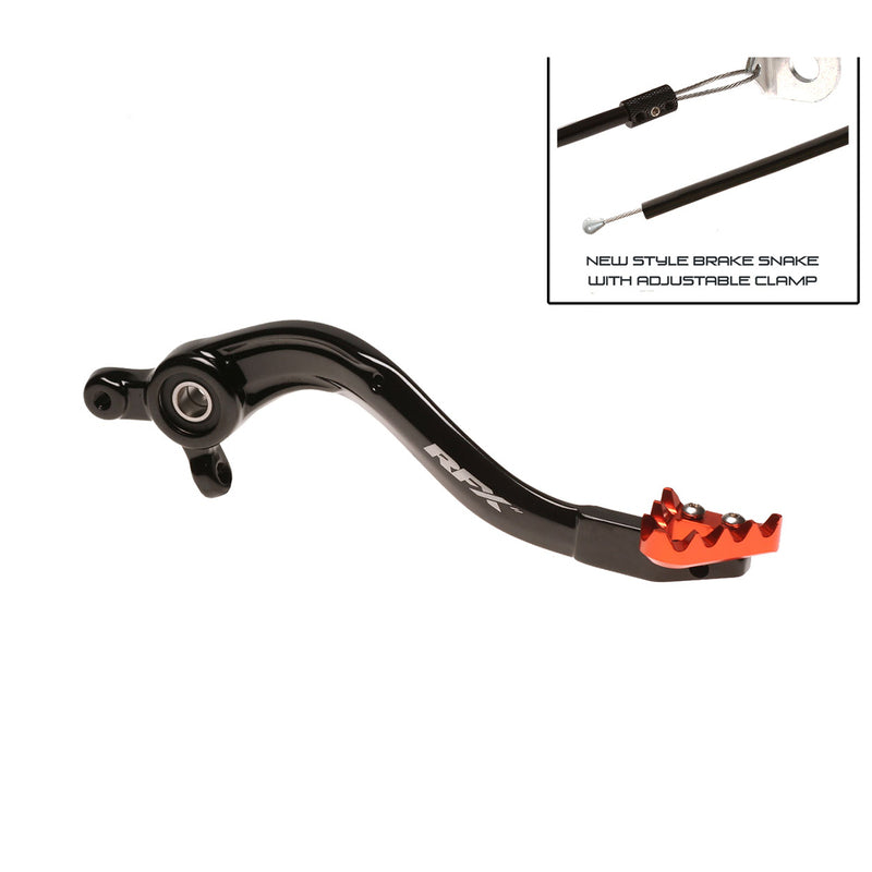 RFX PRO SOLID-TIP BRAKE PEDAL, ORG