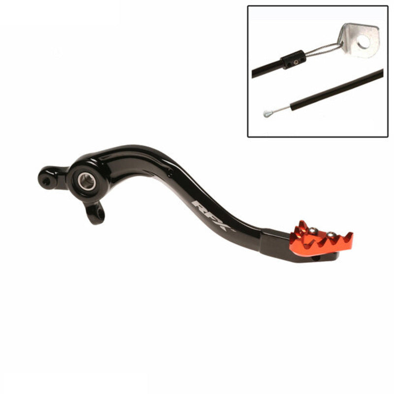 RFX PRO SOLID-TIP BRAKE PEDAL, ORG