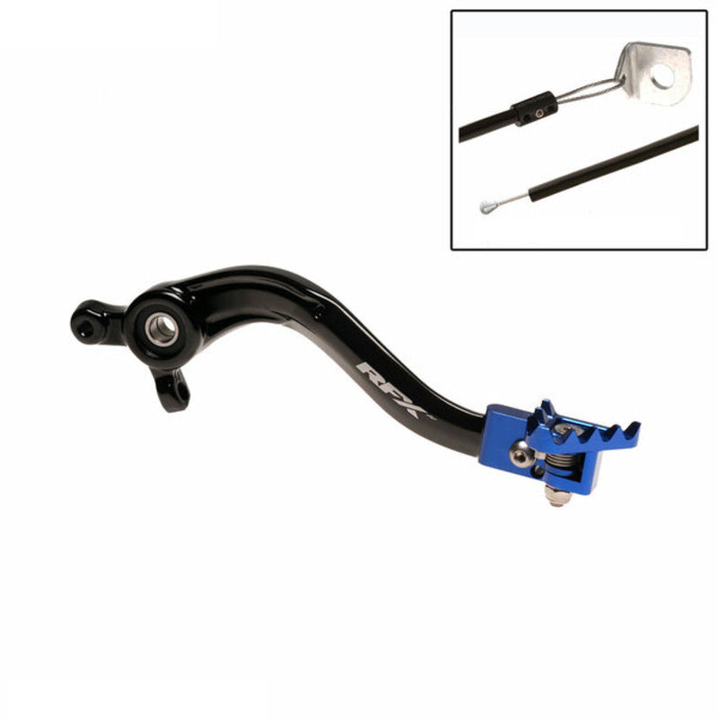 RFX PRO SOLID-TIP BRAKE PEDAL, BLK/BLU