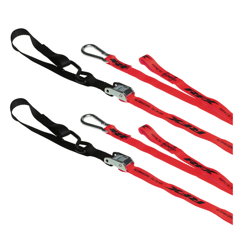 RFX RACE 1.0 TIE DOWNS, RED