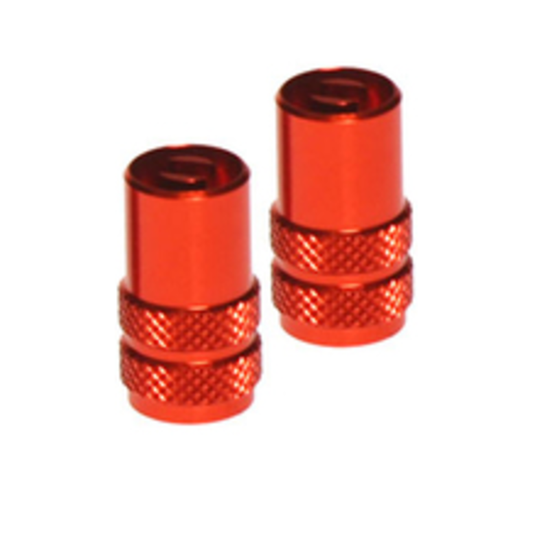 RFX SPORT VALVE CAPS INC KEY 2PCS, ORG
