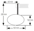 HIGHS MONTANA-RIM BAR END M.+INDICATOR