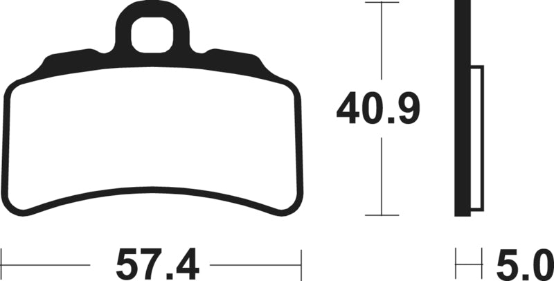 TECNI BRAKE PADS MOR463 SINTER METAL
