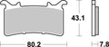 BREMB BRAKE PADS 07GR99SR SINTER METAL