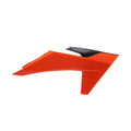 POLIS RADIATOR SCOOPS, BLK/ORG