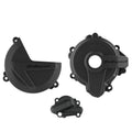 POLIS CLUTCH+IGNITION COVER KIT, BLK