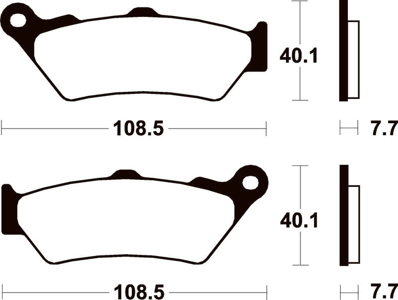 TECNI BRAKE PADS MOR174 SINTER METAL