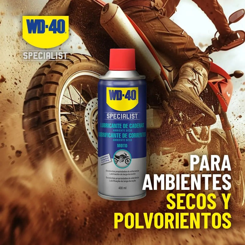 WD40 SPRAY CHAIN LUBE SPRAY 400ML