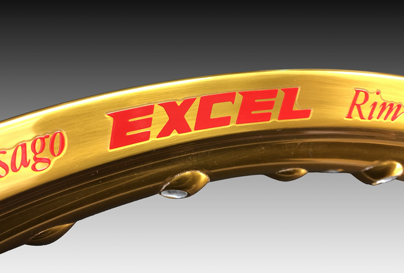 HAANW EXCEL RIM TRANSFER STICKER, RED