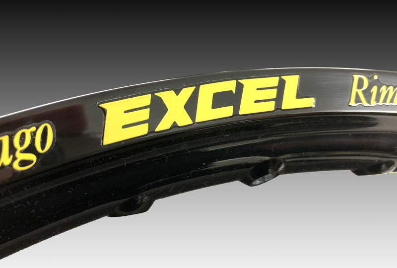 HAANW EXCEL RIM TRANSFER STICKER, YEL