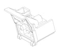 POLIN BATTERY LOCK 880W CAN W/KEY