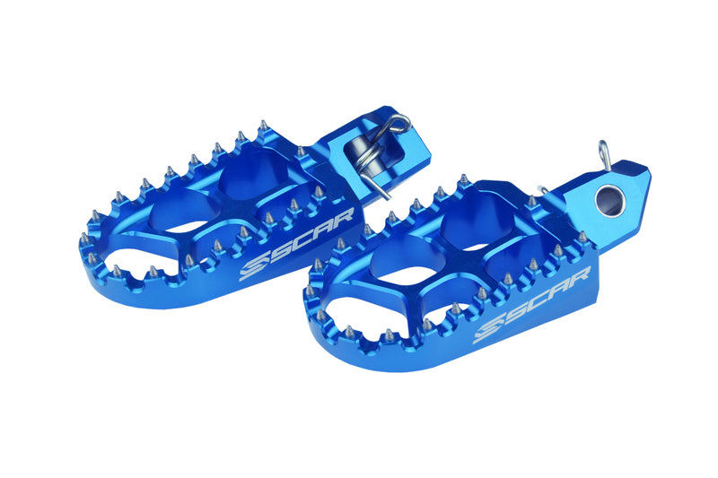 SCAR EVOLUTION FOOTPEGS, BLU