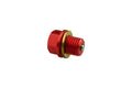 SCAR MAGNETIC OIL DRAIN PLUG, RED