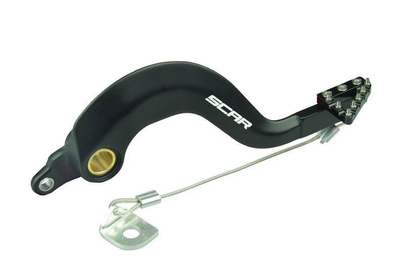 SCAR REAR BRAKE PEDAL, BLK