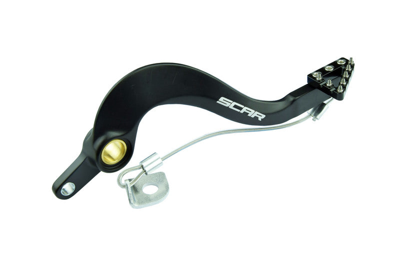 SCAR REAR BRAKE PEDAL, BLK