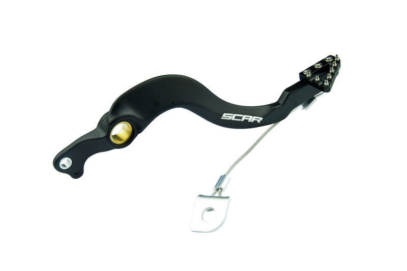 SCAR REAR BRAKE PEDAL, BLK