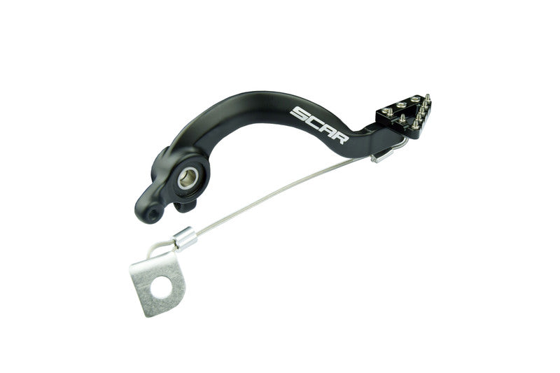 SCAR REAR BRAKE PEDAL, BLK