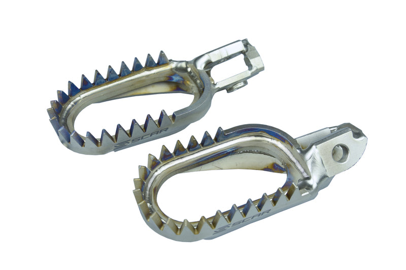 SCAR TITANIUM FOOTPEGS ANTI MUD