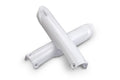 UFO FORK SLIDER PROTECTORS, WHT