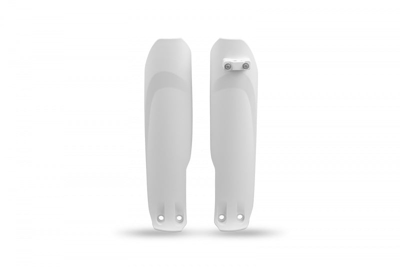 UFO FORK SLIDE PROTECTORS, WHT