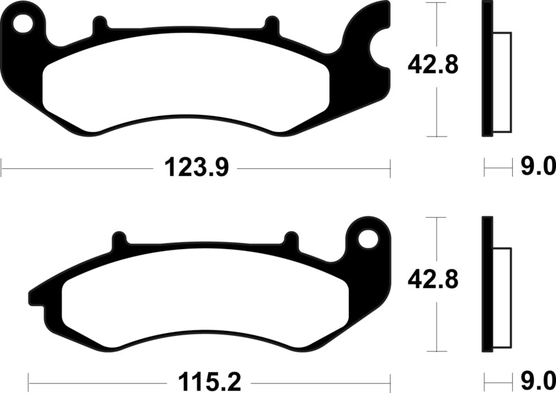TECNI BRAKE PADS ME468 ORGANIC