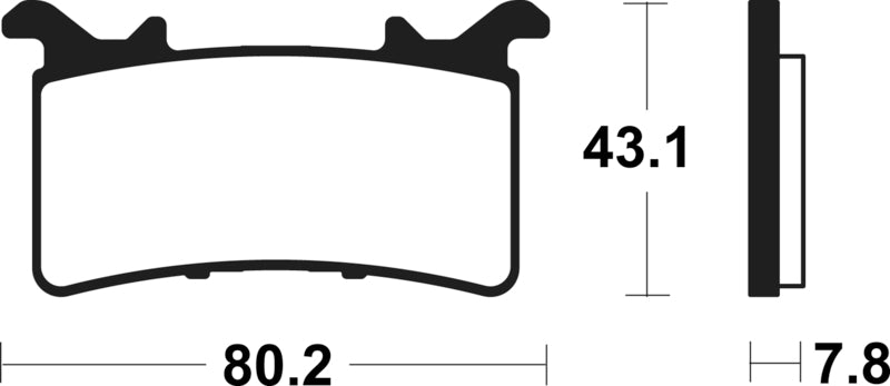 TECNI BRAKE PADS MFP485 SINTER METAL
