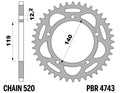 PBR RR SPROC 520 ALU UL 4743, 44